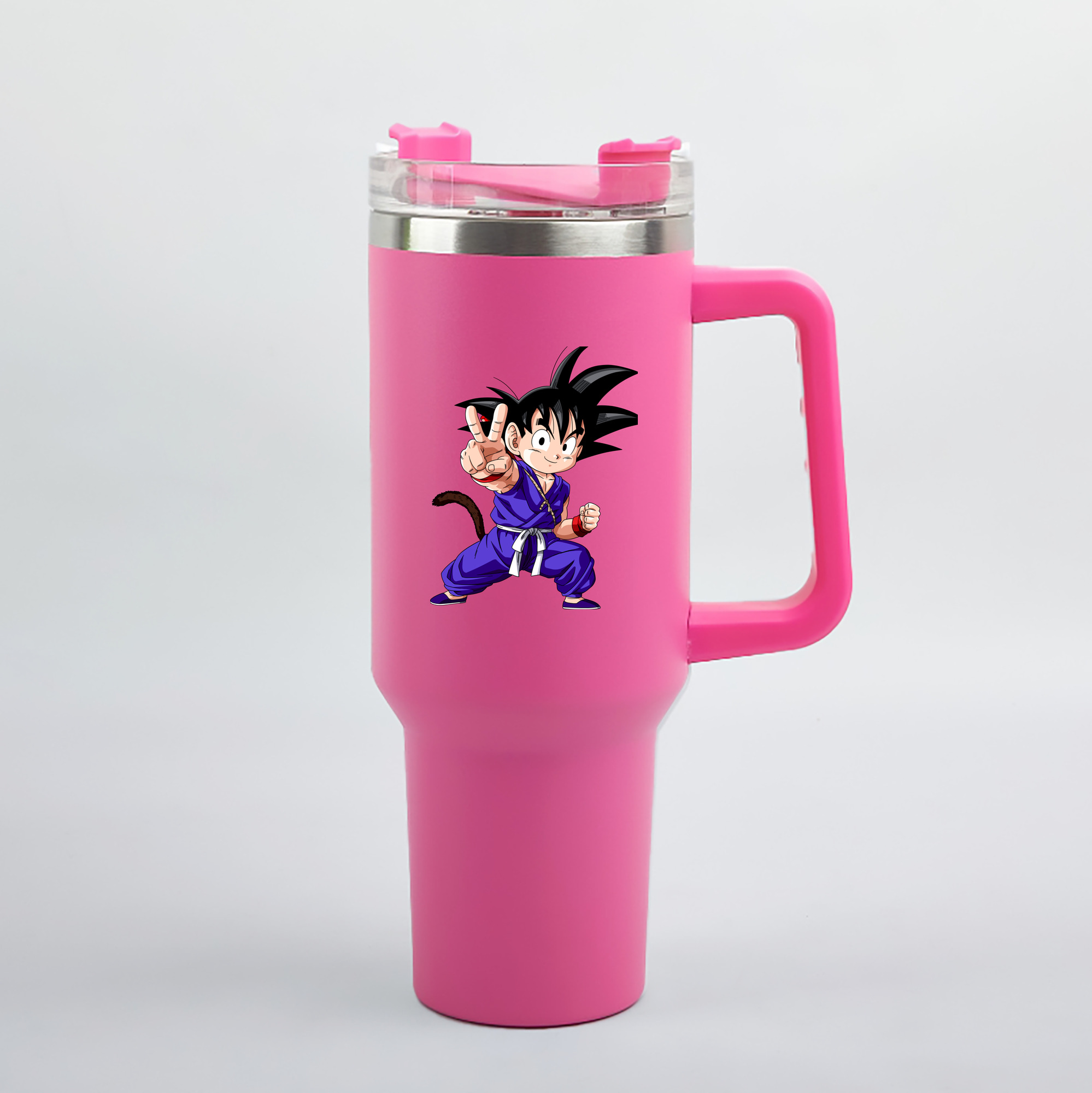 （画像用） ドラゴンボール 孫悟空（そん ごくう）Son Goku カカロット DRAGON BALL Kakarotto 1200mL車用タンブラー（カラープリント）
